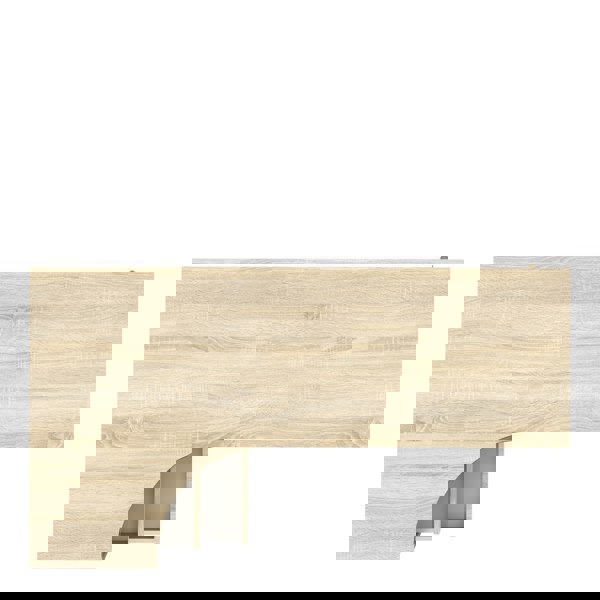 Furniture To Go Oslo Desk 2 Drawer in White and Oak