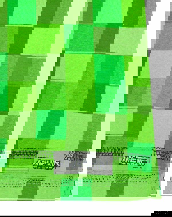Minecraft Boys Green Creeper Short Sleeved T-Shirt
