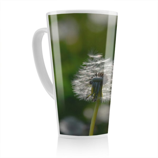 Benjamin Tate Design fluffy flower Designer Latte Mug