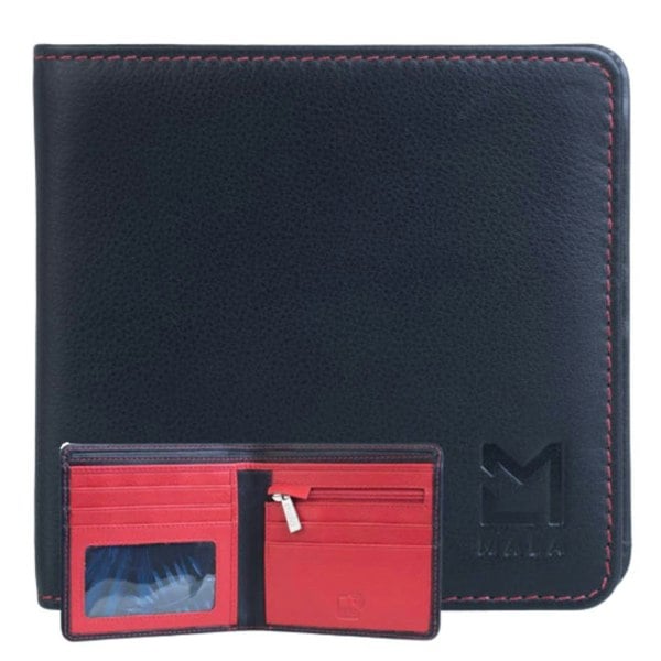 Mala Leather Hudson Slim wallet with Coin Pocket
