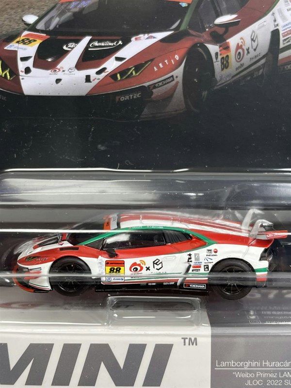 Mini GT Lamborghini Huracan GT3 Evo #88 JLOC 2022 Super GT Series 1:64 Mini GT MGT00572L