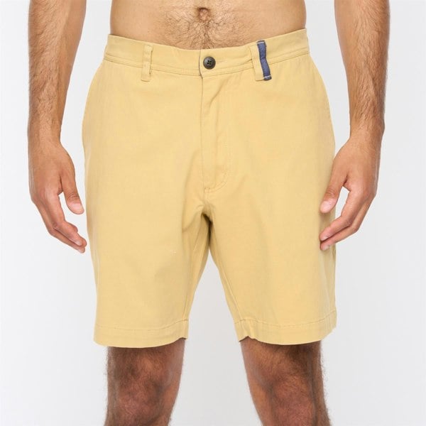 Gabicci G54V01 Mens Washed Stretch Twill Shorts Gabicci Classic - BUTTER