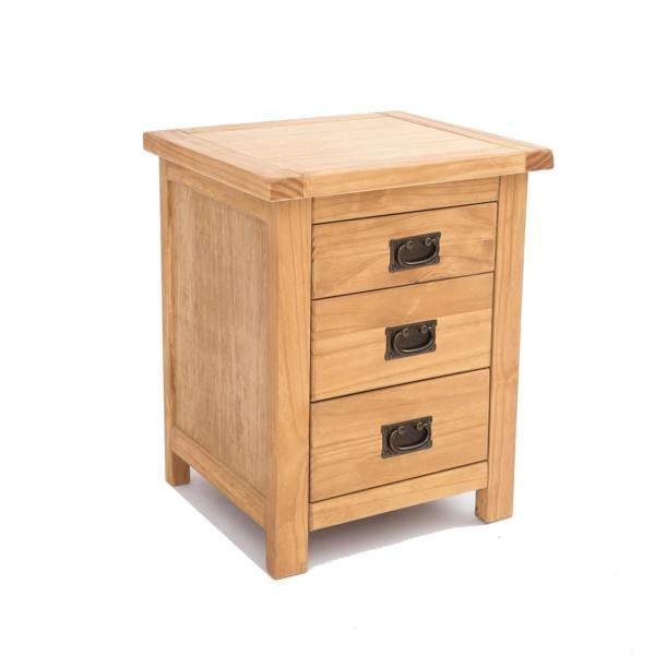 Cabinet Bits Lugo 3 Drawer Bedside Table