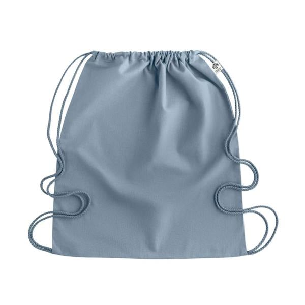 MidOcean Yuki Organic Cotton Drawstring Bag - Baby Blue - 