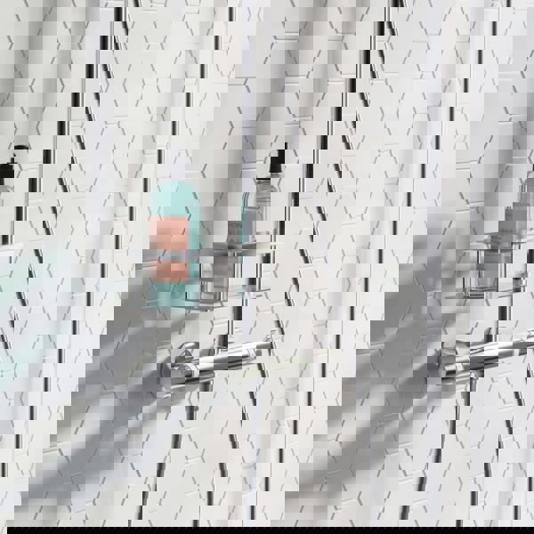 Smedbo Polished Chrome Shower Basket for Shower Riser Rail