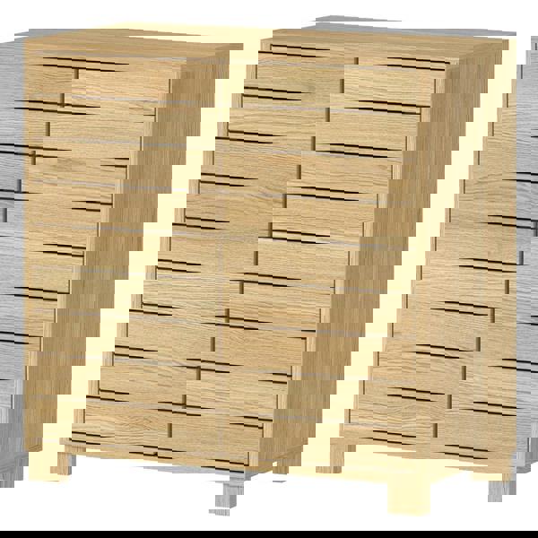 Levede Bathroom Floor Storage Cabinet 2-Tier Adjustable Shelf Cupboard Oak Style