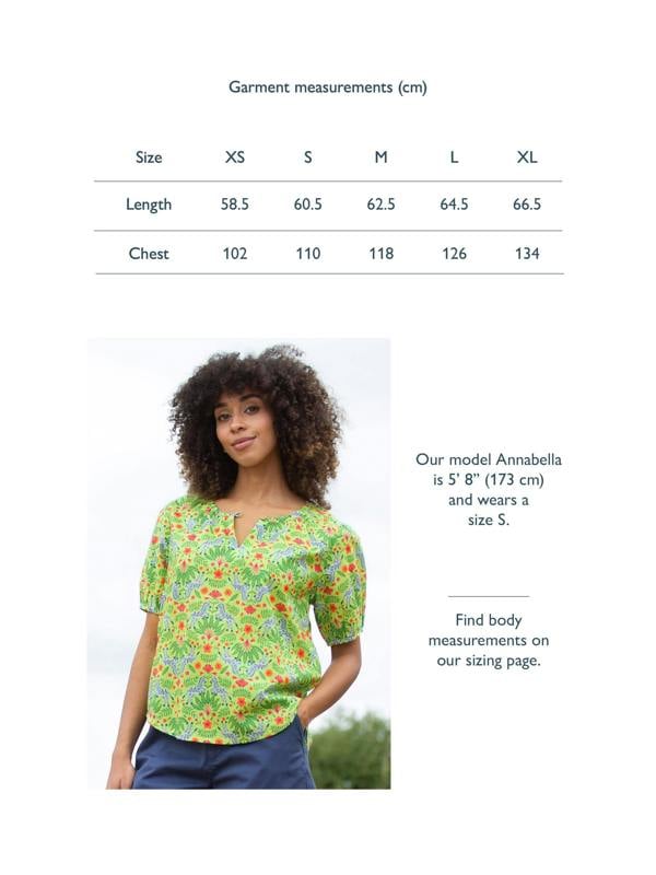 Kite Womens Organic Tincleton Cambric Blouse Dazzle