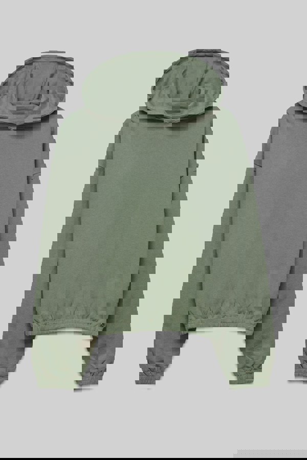 ENORSIA Jersey Hoodie With Elastic Waistband