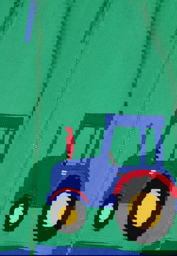 Organic Hillside Applique Hoodie - Toby Tiger