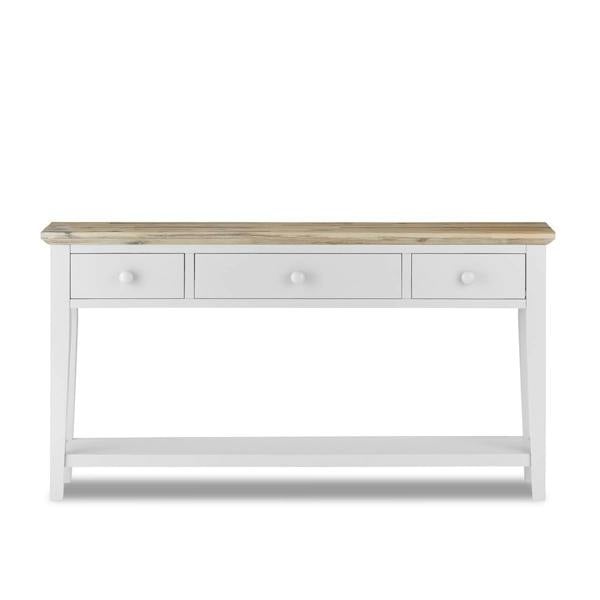 Statement Furniture Florence Console Table with 3 Drawers and Shelf. Hallway Slimline Storage