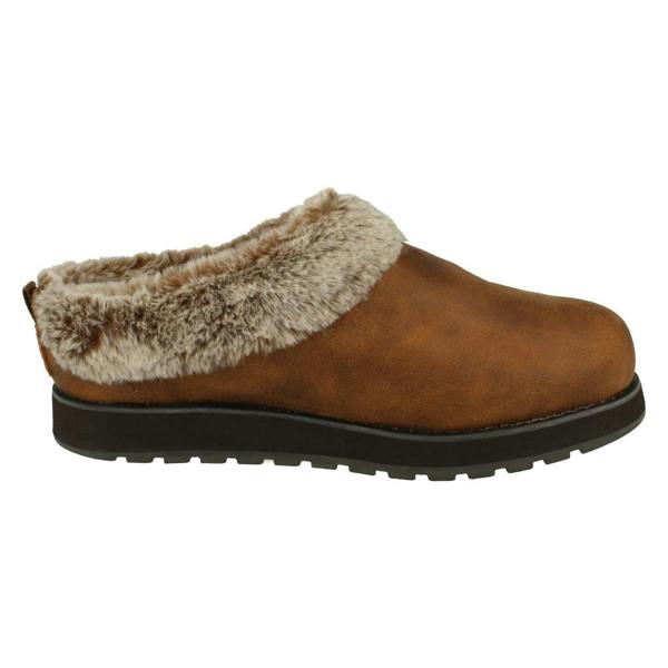 Skechers Ladies Skechers Memory Foam Mule Slippers Keepsakes Rem 31214