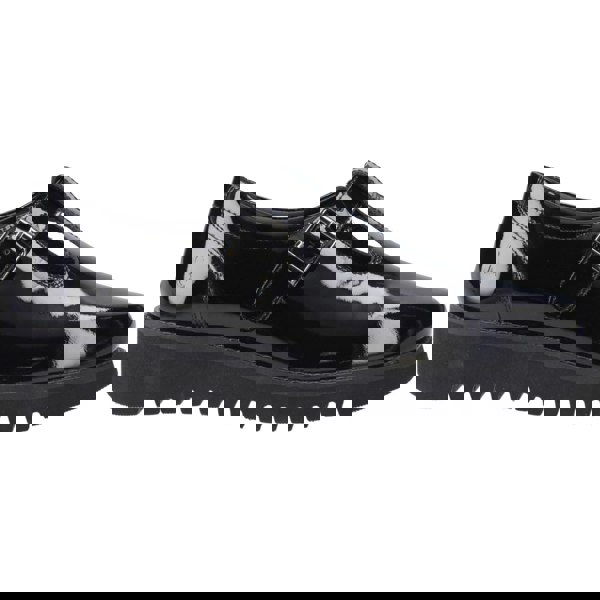 Hush Puppies Florrie T-Bar Leather Girls's Black Shoes