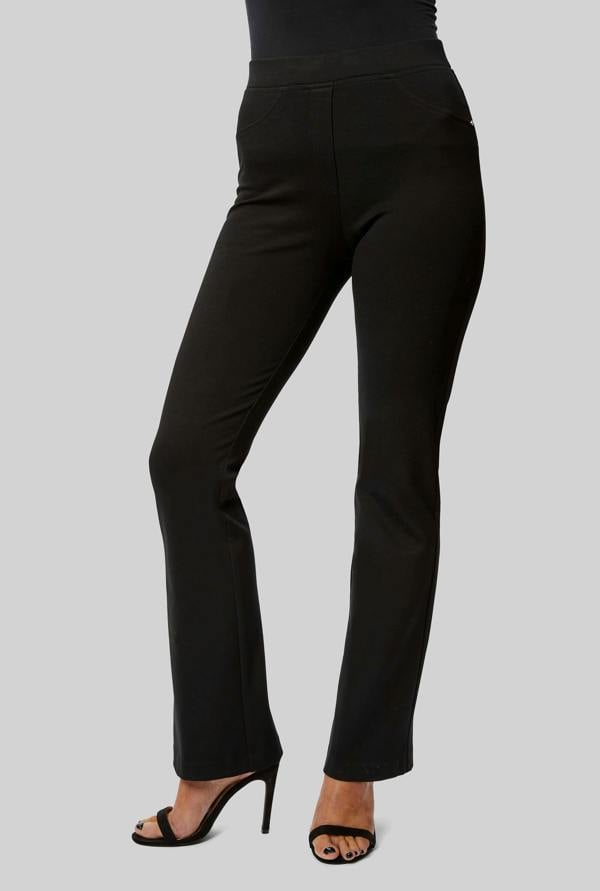 James Lakeland Boot Leg Trousers Black