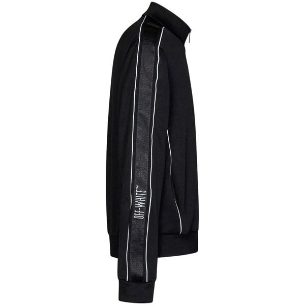 Off-White Knit Tape Track Jacket Black M