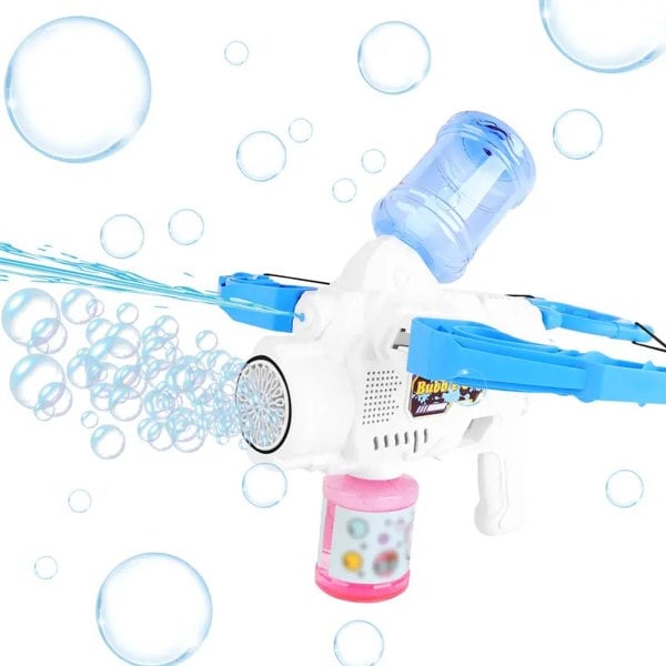 deAO Toys blue 3 in 1 Bubble Water Gun Bow Arrow Summer Bubble Machine Toy