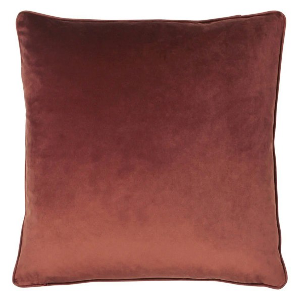 Furn Wisteria Velvet Square Cushion Cover - Sienna