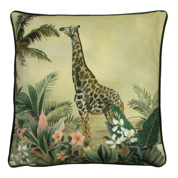 Evans Lichfield Manyara Giraffe Cushion Cover - Multicoloured