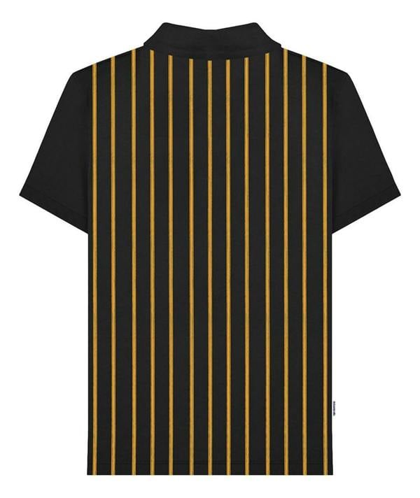 Lambretta Mens Classic Retro Pinstripe Mod Ska Casual Polo Shirt