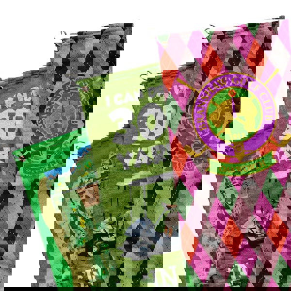 BritishmadeGifts Golf Union Jack - B&W - Golf Towel