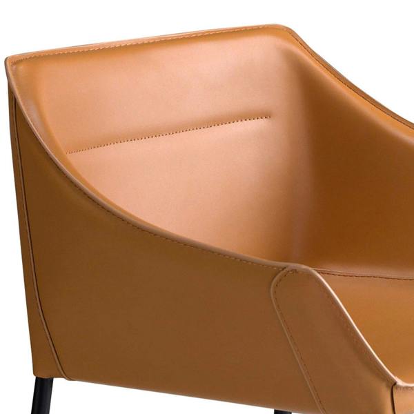 Angel Cerdá Brown Leatherette Stool 4145
