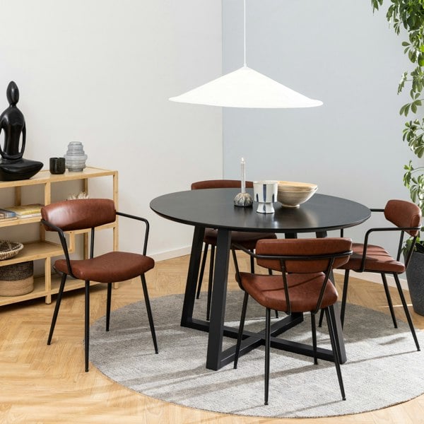 Furniture To Go Malika Dining Table in Black
