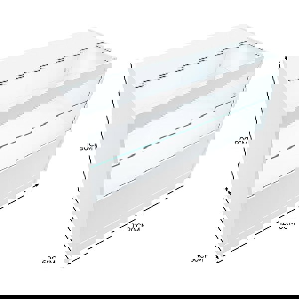 Monstershop LED Retail Shop Counter C1200 - White