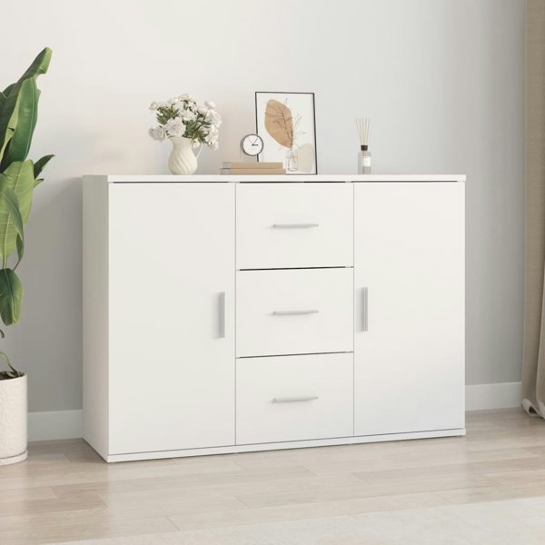 Berkfield Sideboard White 91x29.5x65 cm Engineered Wood
