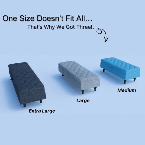 ISTOOLS Premium Multi‑Colour Ottoman Storage Bench Coffee Table – Multi‑Functional Living Room Seating & Storage