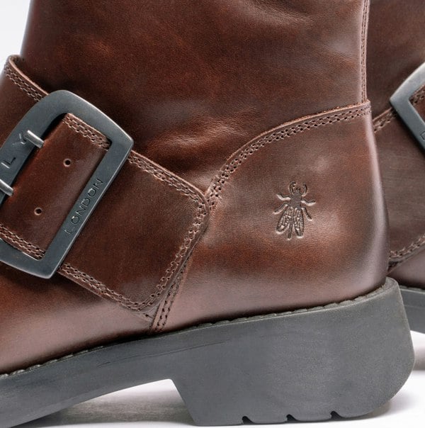 Fly London RILY991FLY Womens Ankle Boots Dark Brown