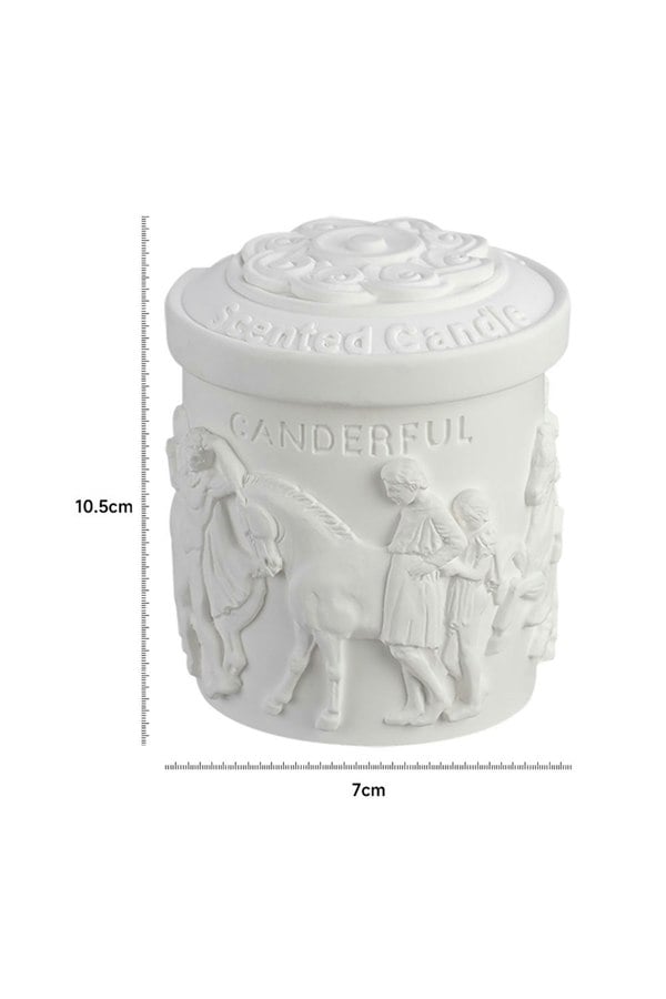 Living and Home Advanced Retro Cameo Scented Candle Home Fragrance Aromatherapy Decoration