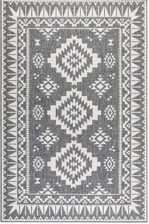 Dynamic Indoor & Outdoor Reversible Grey Rug