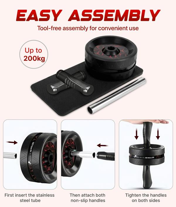 ROMIX Ab Wheels & Rollers
