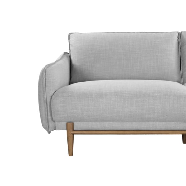 Louie 3 Seat Sofa - Grey Linen