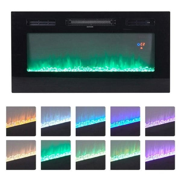 Modern Electric Fireplace TV Stand for Stylish Warmth and Practical Storage Living and Home