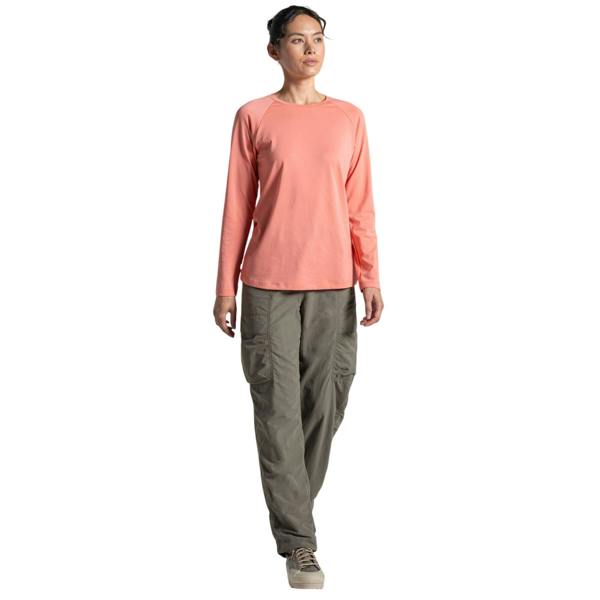 Craghoppers Womens/Ladies Nour Nosilife Long-Sleeved T-Shirt - Spiced Apricot - 