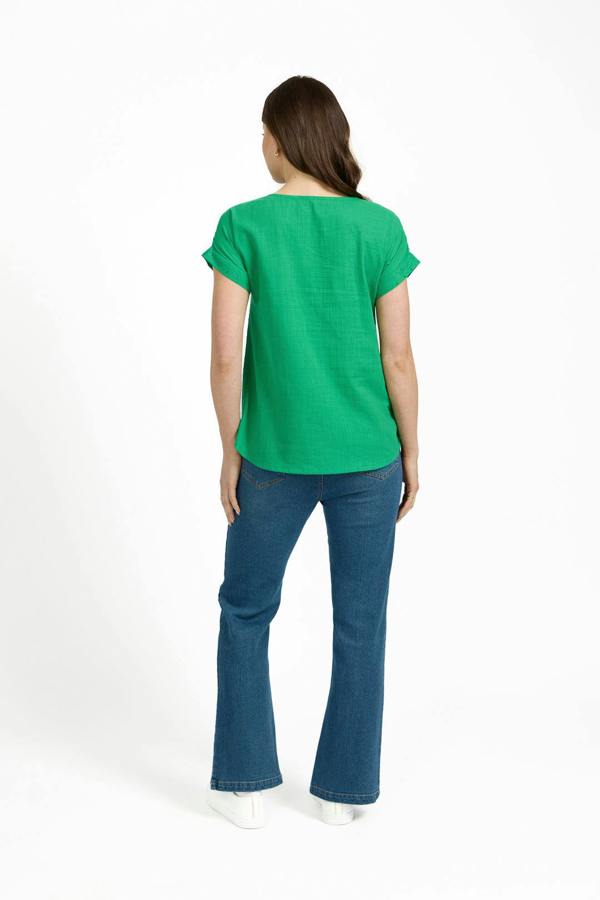 Mudflower Embroidery Anglaise Top