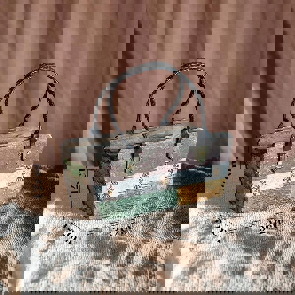 OX21 A Set Of Three Wood Handbags, Decoration-Weilai Concept-Weilai Concept