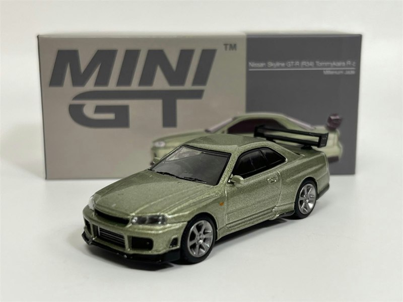 Mini GT Nissan Skyline GT R R34 Tommykaira R z Millenium Jade RHD 1:64 Mini GT MGT00697R