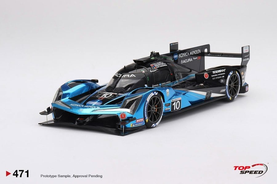 TSM Acura ARX-06 GTP #10 Konica Minolta 2023 IMSA Daytona 24Hr 2nd Place 1:18 TSM TS0471