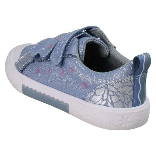 Clarks Girls Clarks Canvas Foxing Trim