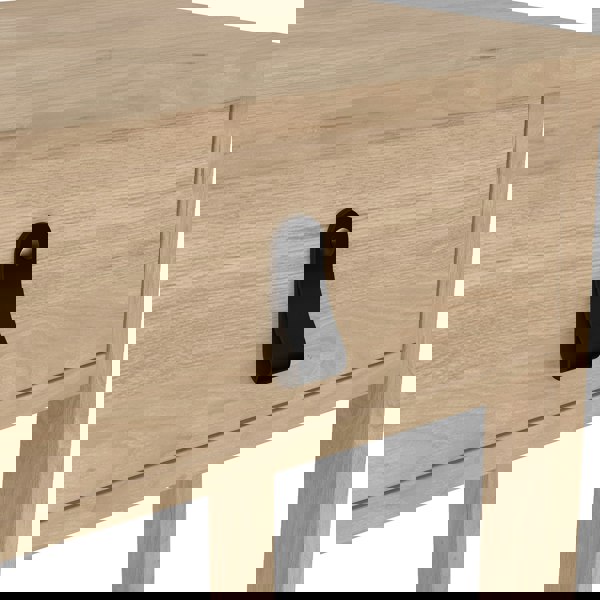 Furniture To Go Barcelona Bedside Table with 1 Drawers in Jackson Hickory Oak