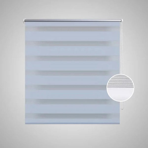Berkfield Zebra Blind 120 x 230 cm White