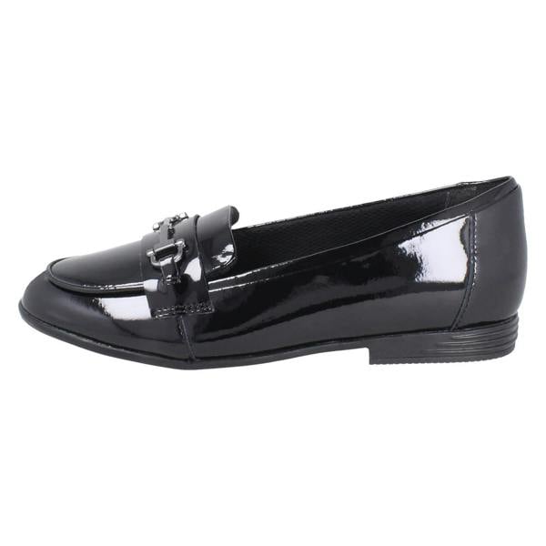 Clarks Girls Clarks Piped Edge Slip On Loafer School Shoes Finja Loafer