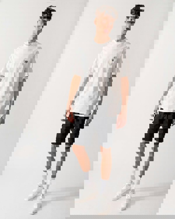 Armani Exchange Armani Exchange Mens Embroidered Palm Trees AX Logo T-Shirt