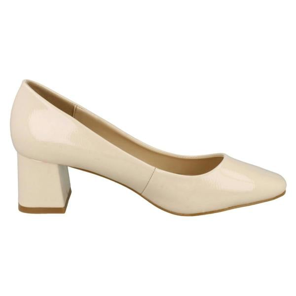 Anne Michelle Ladies Anne Michelle Mid Chunky Heel Court Shoes