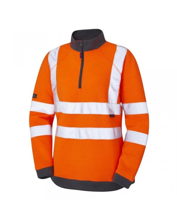 Leo Workwear Elberry Ladies 1/4 Zip Sweatshirt