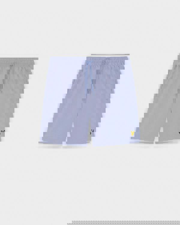 Lyle & Scott Plain Mens Swim Shorts - Y128 Bubble Blue | CHO | Designer Mens Swimming Shorts