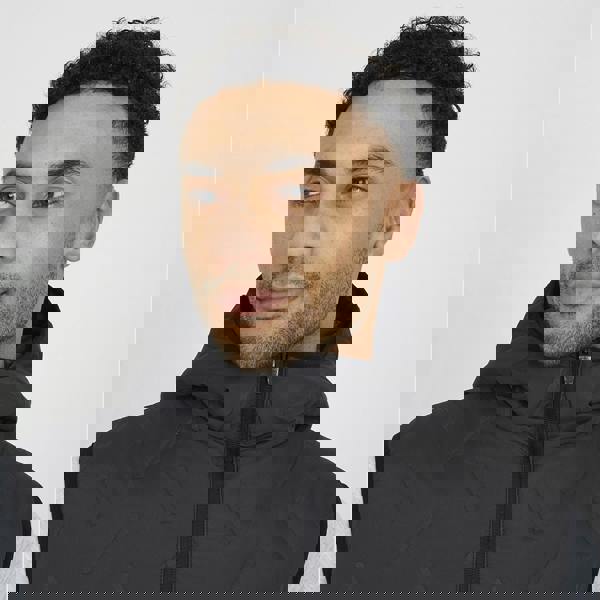 Brave Soul Charcoal Heat Seal Padded Hooded Gilet - Charcoal Image 4