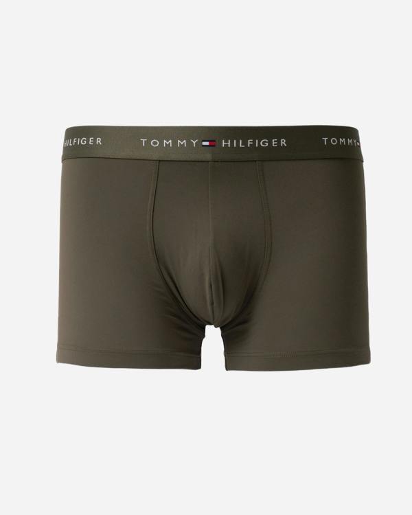 Tommy Hilfiger DTM Waistband Mens Trunks in Army green