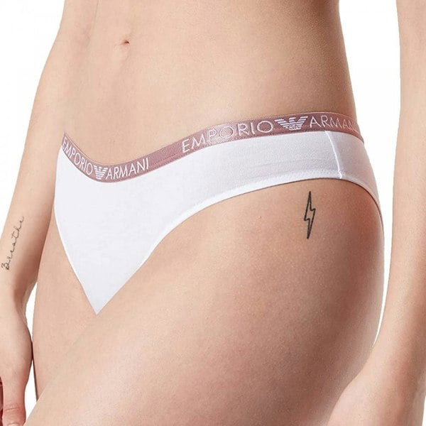 Emporio Armani 2-Pack Basic Cotton Brief, White